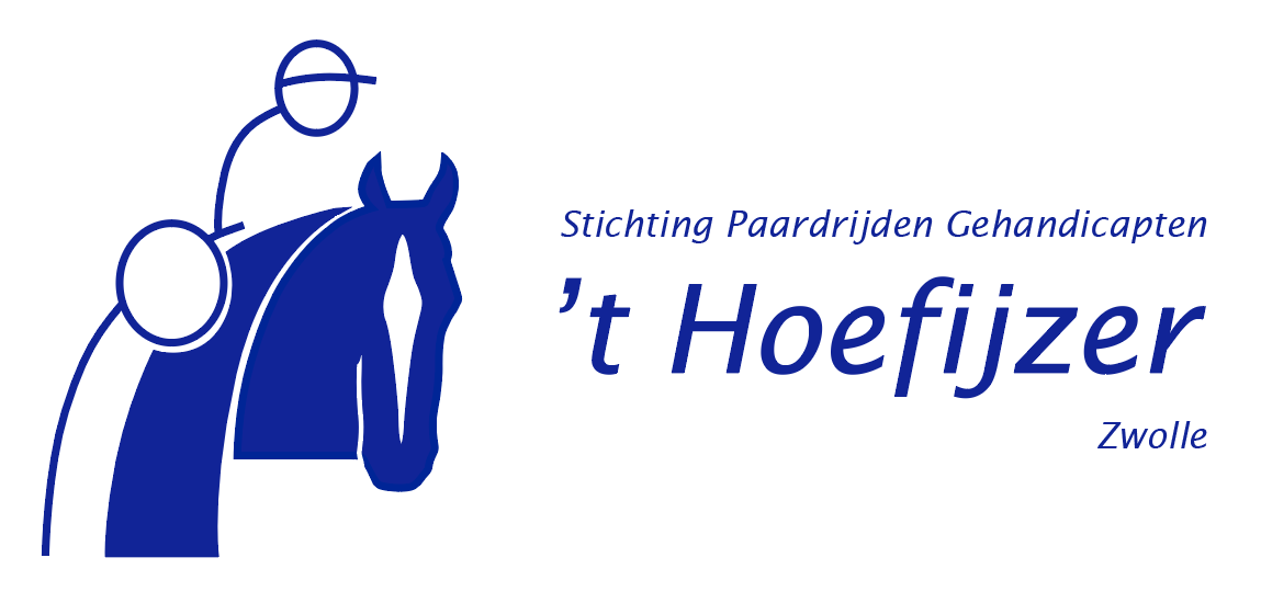Stichting Paardrijden Gehandicap- ten 't Hoefijzer logo